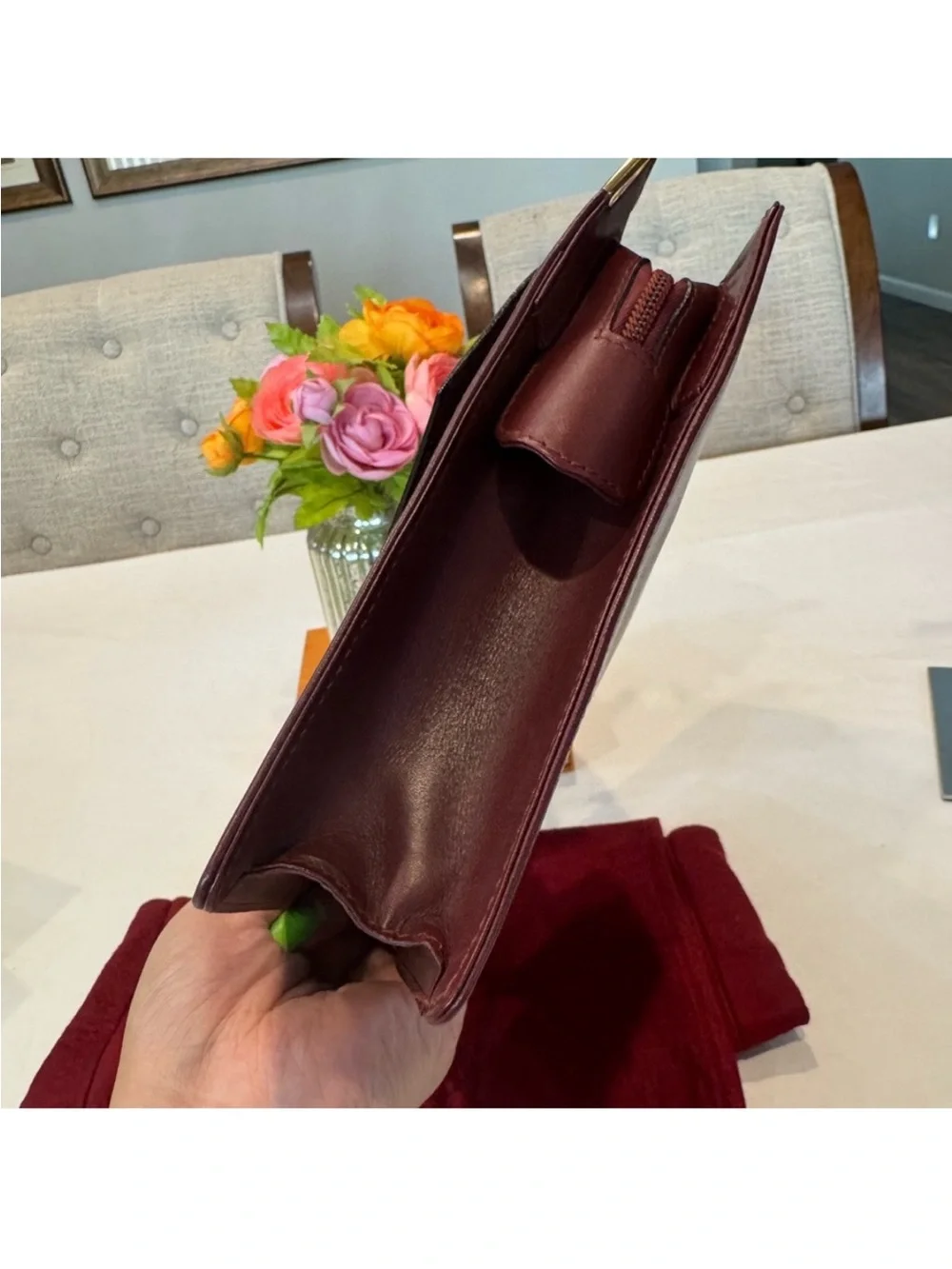 Cartier authentic clutch